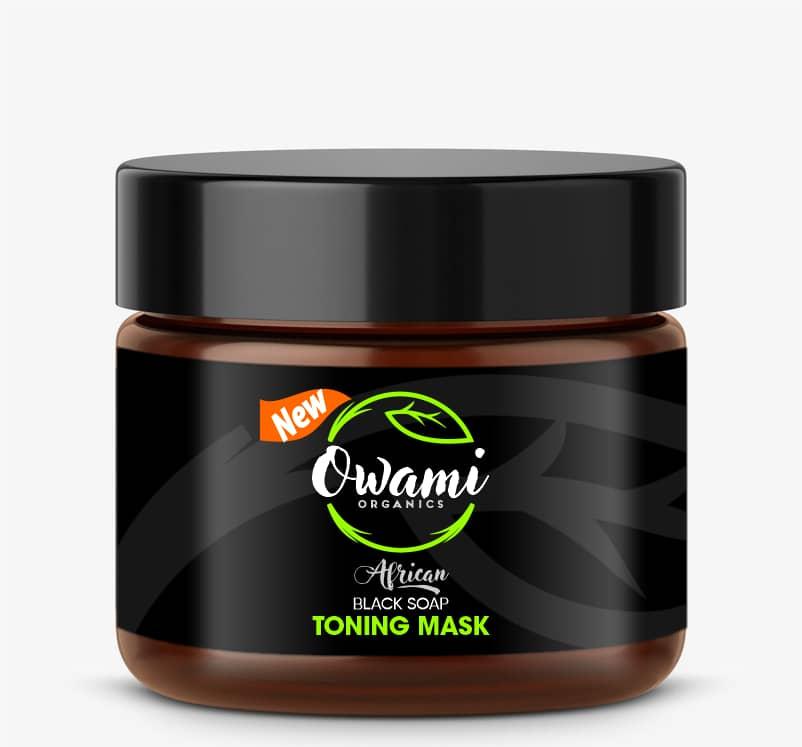 African Black Soap Toning Mask