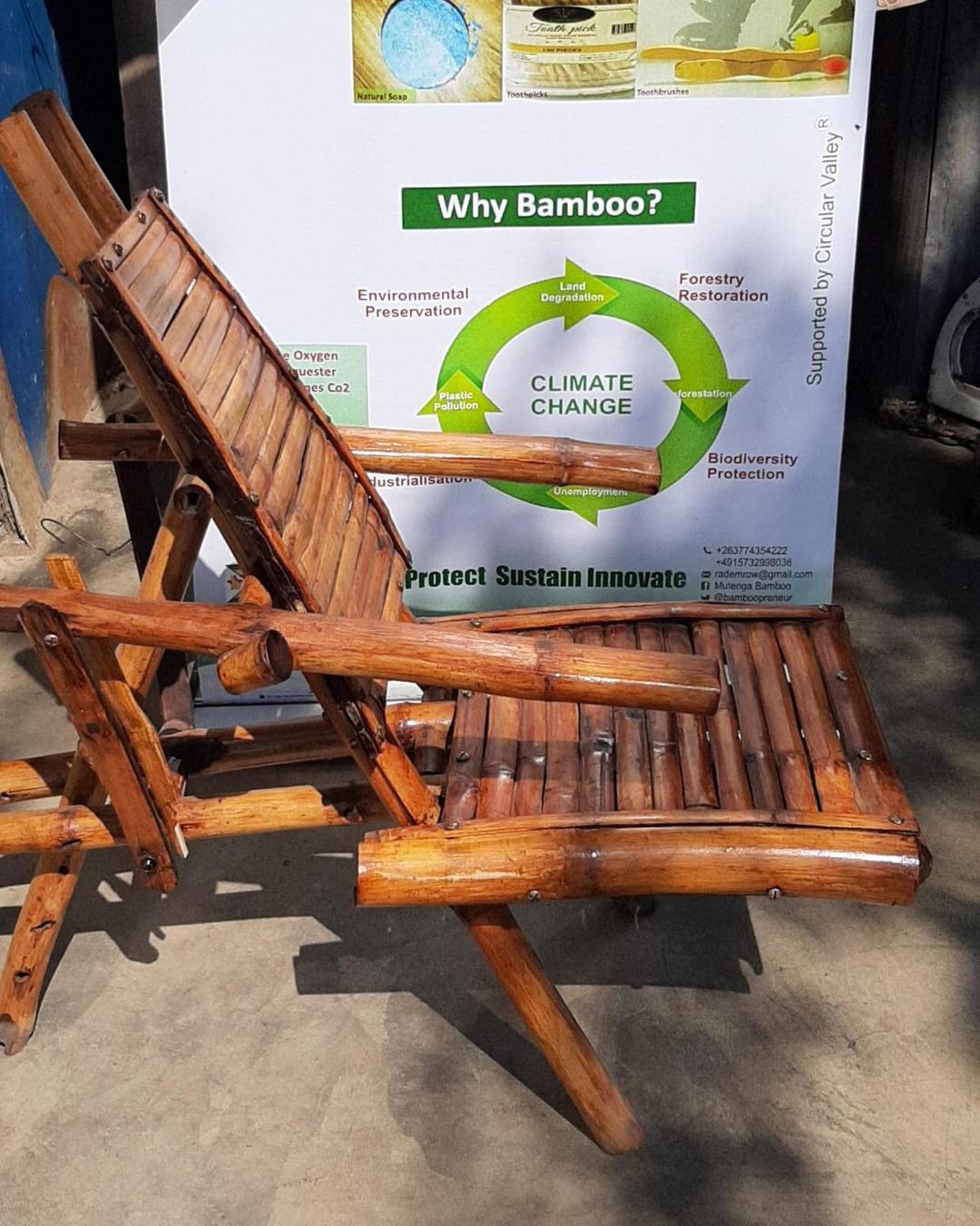 Bamboo Adjustable Handcrafted Chair